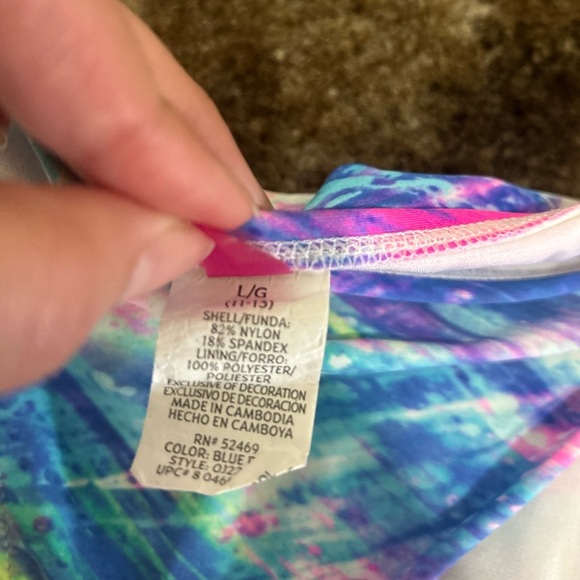 NWOT OP Swim Bottoms Colorful Size large - Picture 3 of 7